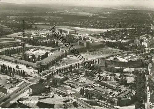 Berlin - Messegelände - Luftaufnahme - Foto-AK Grossformat