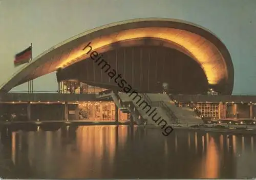 Berlin - Kongresshalle bei Nacht - AK Grossformat - Verlag Hans Andres Berlin