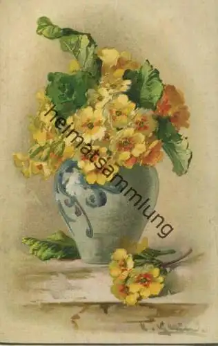 Catharina C. Klein - Schlüsselblumen in der Vase - Verlag C. Klein Studien-Serie
