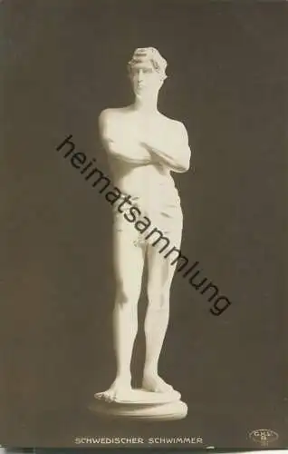 Schwedischer Schwimmer - Skulptur - Verlag Graphische Kunst- u. Verlagsanstalt Berlin