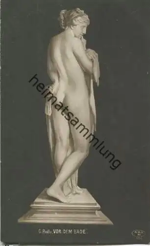 C. Rodi - Vor dem Bade - Skulptur - Verlag Graphische Kunst- u. Verlagsanstalt Berlin
