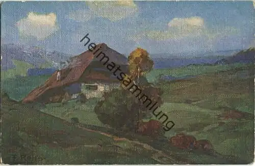 Schwarzwaldhaus - Sommer im Schwarzwald - signiert Fr. Reiss - Verlag Joh. Elchlepp Freiburg