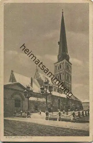 Riga - Jakobikirche - Verlag Fritz Würtz Berlin-Steglitz