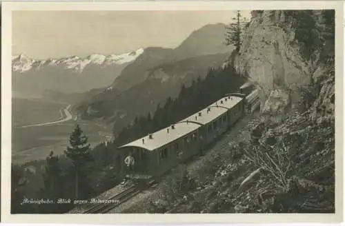 Brünigbahn - Blick gegen Bienzersee - Foto-Ansichtskarte - Edition Photoglob Zürich
