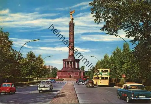 Berlin - Tiergarten - Siegessäule - AK Grossformat