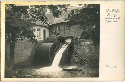 Bad Iburg - Alte Mühle - Verlag Foto Remmert - Rückseite beschrieben 1945