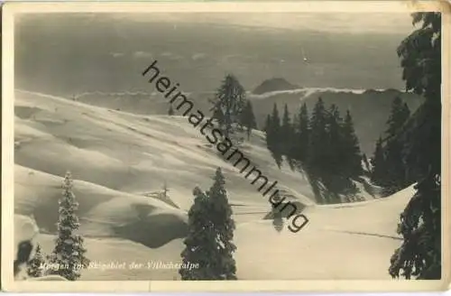 Morgen im Skigebiet der Villacheralpe - Verlag Theodor Strein Villach 1938