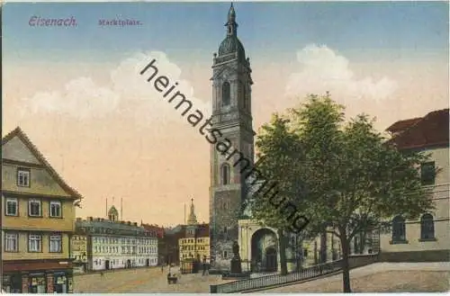 Eisenach - Marktplatz - Verlag C. Jagemann Hofl. Eisenach