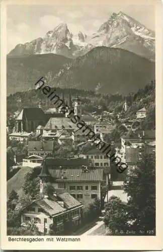 Berchtesgaden - Foto-Ansichtskarte - Verlag F. G. Zeitz Königssee
