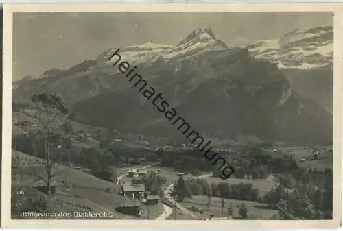 Panorama des Diablerets - Foto-Ansichtskarte - Edition Perrochet-Matile Lausanne 30er Jahre