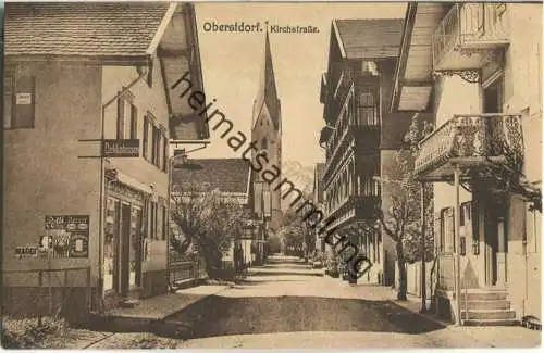 Oberstdorf - Kirchstrasse - Verlag Ottmar Zieher München