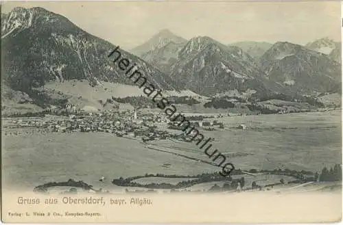 Oberstdorf - Verlag L. Weiss & Cie. Kempten ca. 1905