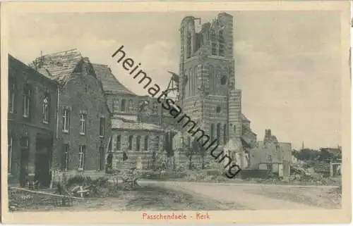 Passchendaele - Kerk - Uitgever A. Herman-Hoet Dadizeele
