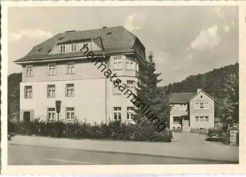 Braunlage - Harzburger Str. 27 - Haus Ehlers bisher Haus Deye - Foto-Ansichtskarte - Verlag Hans Rudolphi Braunlage