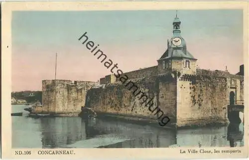 Concarneau - La Ville Close - les remparts - Edition Cie. Photomecaniques Strasbourg-Schiltigheim