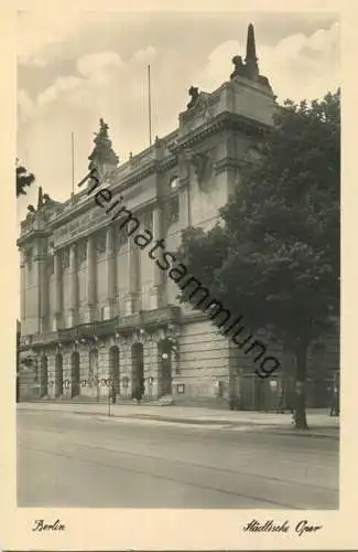 Berlin - Charlottenburg - Städtische Oper - Foto-AK - Verlag H. Locke Berlin