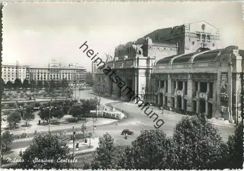 Milano Stazione Centrale - Foto-Ansichtskarte - Ediz. S.A.F.