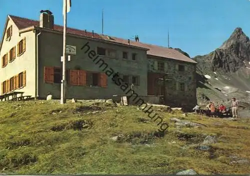 Niederelbehütte mit Rucklespitze - AK-Grossformat - Verlag Rudolf Mathis Landeck gel. 1984