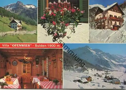 Sulden - Villa Ofenwies - AK Grossformat