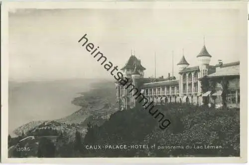 Caux - Palace Hotel et Lac Leman - Edition Perrochet-Matlie Lausanne