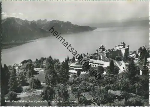 Caux - Les Alpes de la Savoie et le Lac Leman - Edition O. Sartori Lausanne