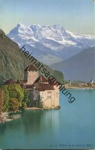Chillon et la Dent du Midi - Edition Jullien freres Geneve