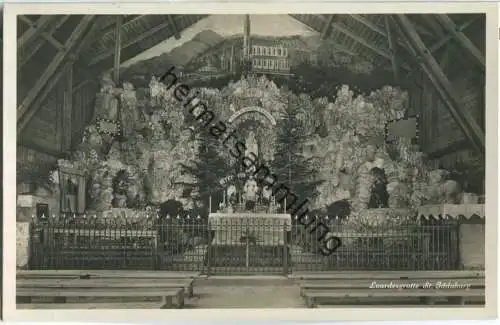 Lourdesgrotte - St. Iddaburg die alte Toggenburg - Foto-Ansichtskarte - Edition Photoglob Zürich
