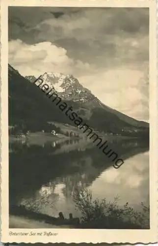 Hintersteiner See mit Treffauer - Foto-Ansichtskarte - Original-Tiedemann-Bildkarte