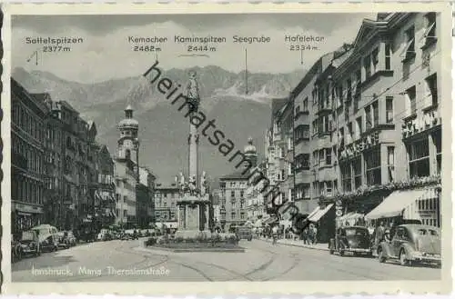Innsbruck - Maria Theresienstrasse - Verlag Chizzali Innsbruck 50er Jahre
