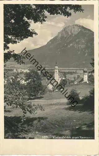 Kiefersfelden gegen Naunspitze - Foto-Ansichtskarte - Original-Tiedemann-Bildkarte