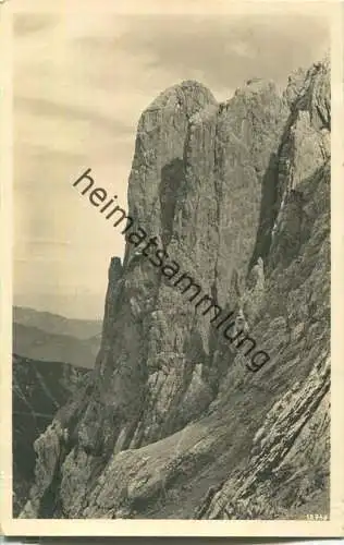 Predigtstuhl Nordgipfel im Wilden Kaiser - Foto-Ansichtskarte - Verlag H. Heckmair Bayrischzell