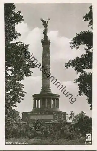 Berlin - Siegessäule - Foto-AK 50er Jahre - Verlag Klinke & Co. Berlin