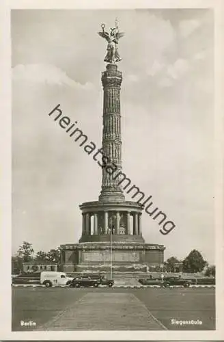 Berlin - Siegessäule - Foto-AK 50er Jahre - Verlag Munier Berlin