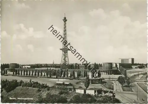 Berlin - Messegelände - Foto-AK Grossformat 50er Jahre - Verlag Kunst und Bild Berlin