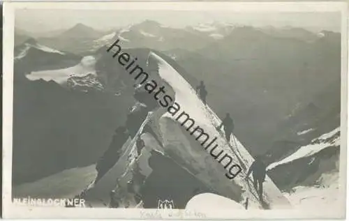 Kleinglockner - Bergsteiger - Foto-Ansichtskarte - Verlag M. Mayer & Co Graz
