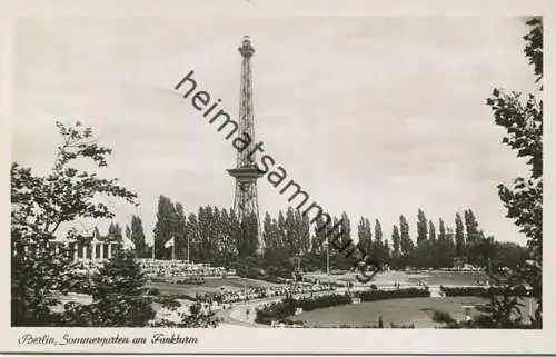 Berlin - Sommergarten am Funkturm - Foto-AK 50er Jahre - Verlag Kunst und Bild Berlin