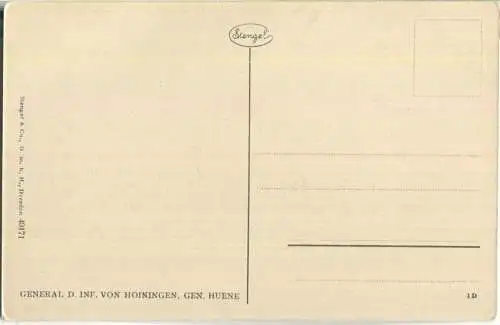 General d. Inf. von Hoiningen gen. Huene - Verlag Stengel & Co GmbH Dresden Nr. 49171