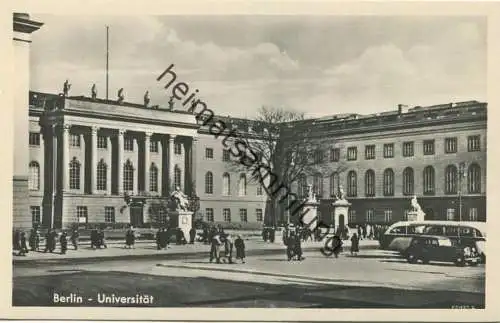Berlin - Universität - Foto-AK 1950