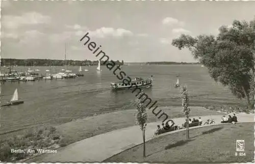 Berlin - Am Wannsee - Ausflugsdampfer "Lankwitz" - Foto-AK 50er Jahre - Verlag Klinke & Co. Berlin