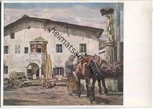 HDK156 - Dorfplatz - Carl Ederer - Verlag Heinrich Hoffmann München