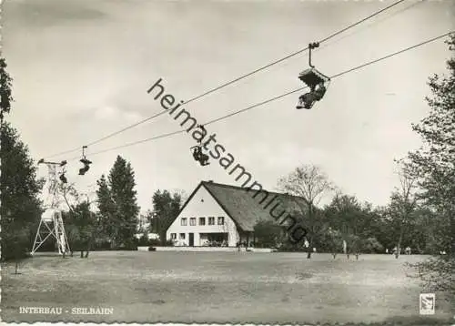 Berlin - Interbau 1957 - Teehäuschen im Englischen Garten - Foto-AK Grossformat - Verlag Klinke & Co. Berlin