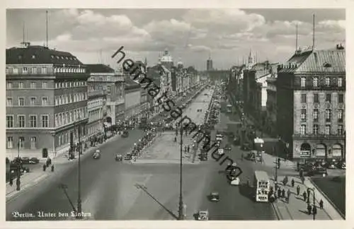 Berlin - Unter den Linden - Foto-AK 1938
