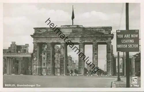 Berlin - Brandenburger Tor - Foto-AK 50er Jahre - Verlag Klinke & Co. Berlin