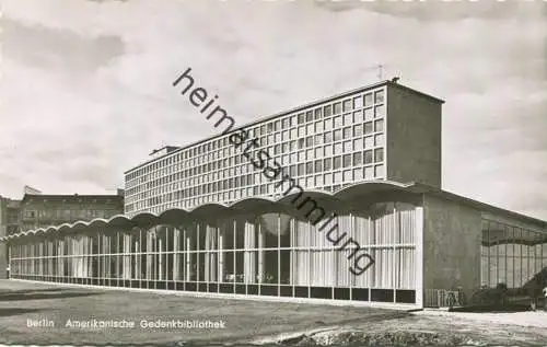 Berlin - Amerika-Gedenkbibliothek - Verlag Kunst und Bild Berlin 1954