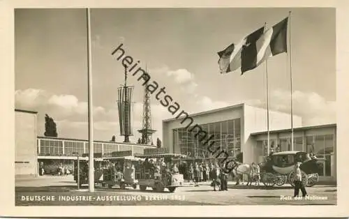 Berlin - Deutsche Industrie-Ausstellung - Platz der Nationen - Foto-AK 1953 - Verlag Carl Köfer Berlin