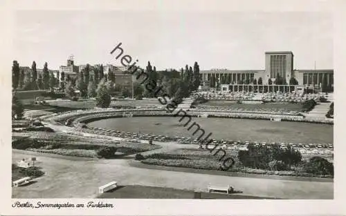 Berlin - Sommergarten am Funkturm - Foto-AK 50er Jahre - Verlag Kunst und Bild Berlin