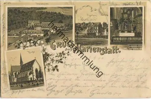 Marienstatt - Total - Kirche - Pilgerhaus - Verlag W. Richter Hachenburg - Bahnpost