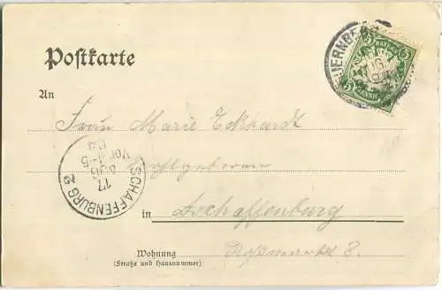 Nürnberg - Eiserne Jungfrau - Verlag Hermann Martin Nürnberg 1903