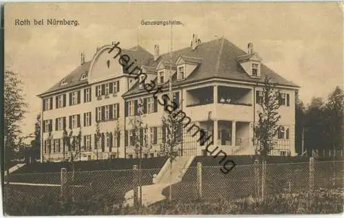 Roth bei Nürnberg - Genesungsheim - Verlag R. Hirte Schwabach