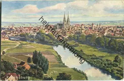 Regensburg - Gesamtansicht - Verlag Franz Josef Huber München